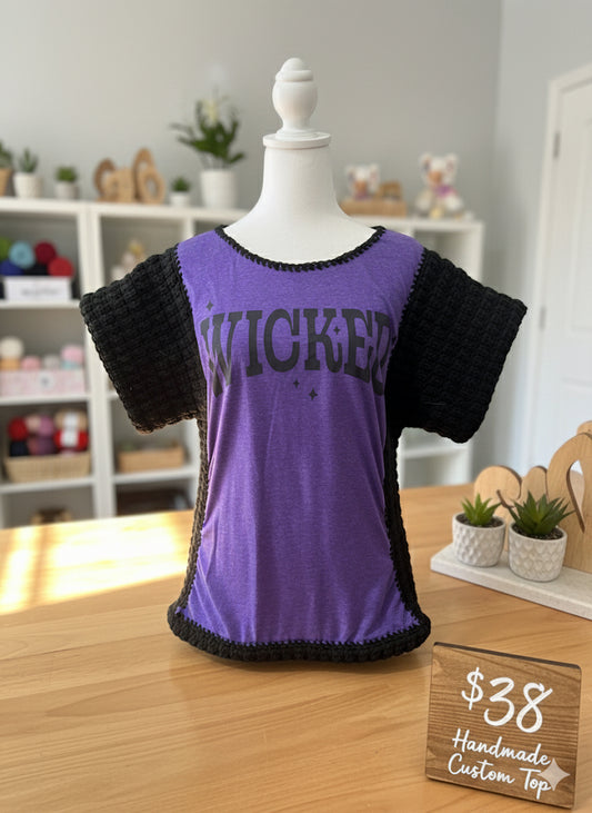 Wicked Upcycled T-shirt sz Med